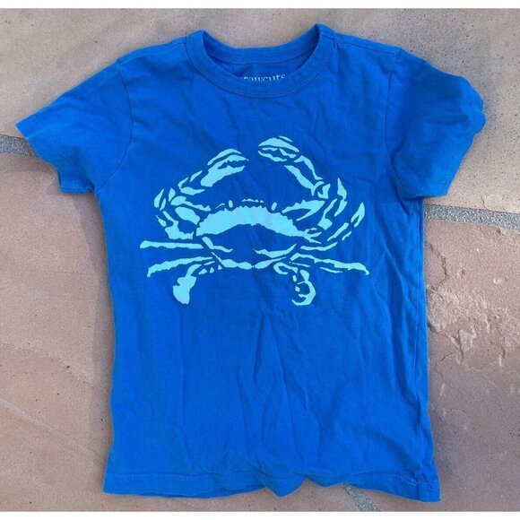 Jcrew Crewcuts Bundle Of 2 Boys Cotton Everyday T-Shirt - Size 4 - 5 Beach - Picture 4 of 5